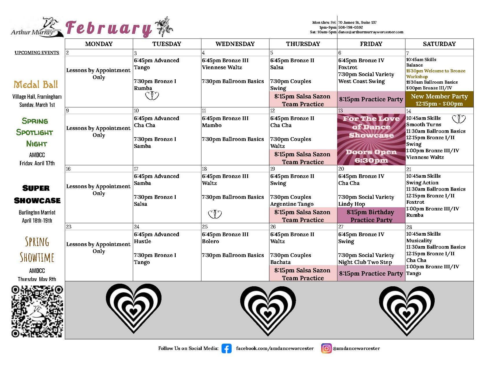 February 2026 Calendar - Worcester